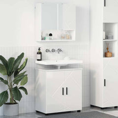 Bathroom Furniture Set 2 pcs 61 x 35 x 64 cm High gloss white