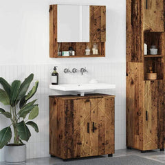 Bathroom Furniture Set 2 pcs 61 x 35 x 64 cm Old wood