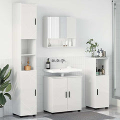 Bathroom Furniture Set 4 pcs 61 x 35 x 64 cm High gloss white