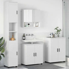 Bathroom Furniture Set 4 pcs 61 x 35 x 64 cm White
