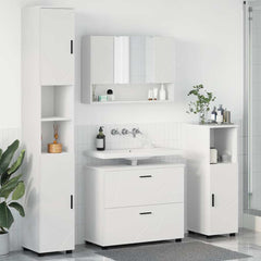 Bathroom Furniture Set 4 pcs White