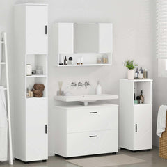 Bathroom Furniture Set 4 pcs White