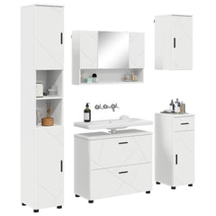 Bathroom Furniture Set 5 pcs White