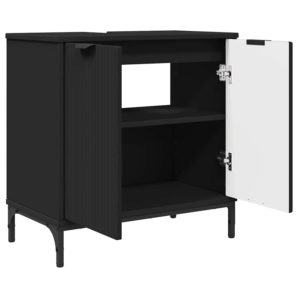 Bathroom Furniture Set 2 pcs Black