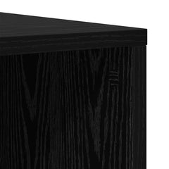 vidaXL TV Cabinet Set 2 pcs Black Oak Engineered Wood 6