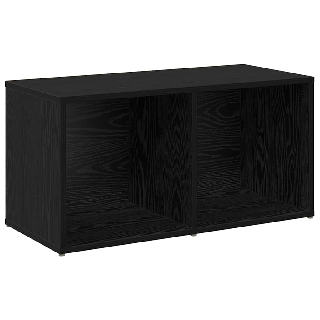 vidaXL TV Cabinet Set 2 pcs Black Oak Engineered Wood 5