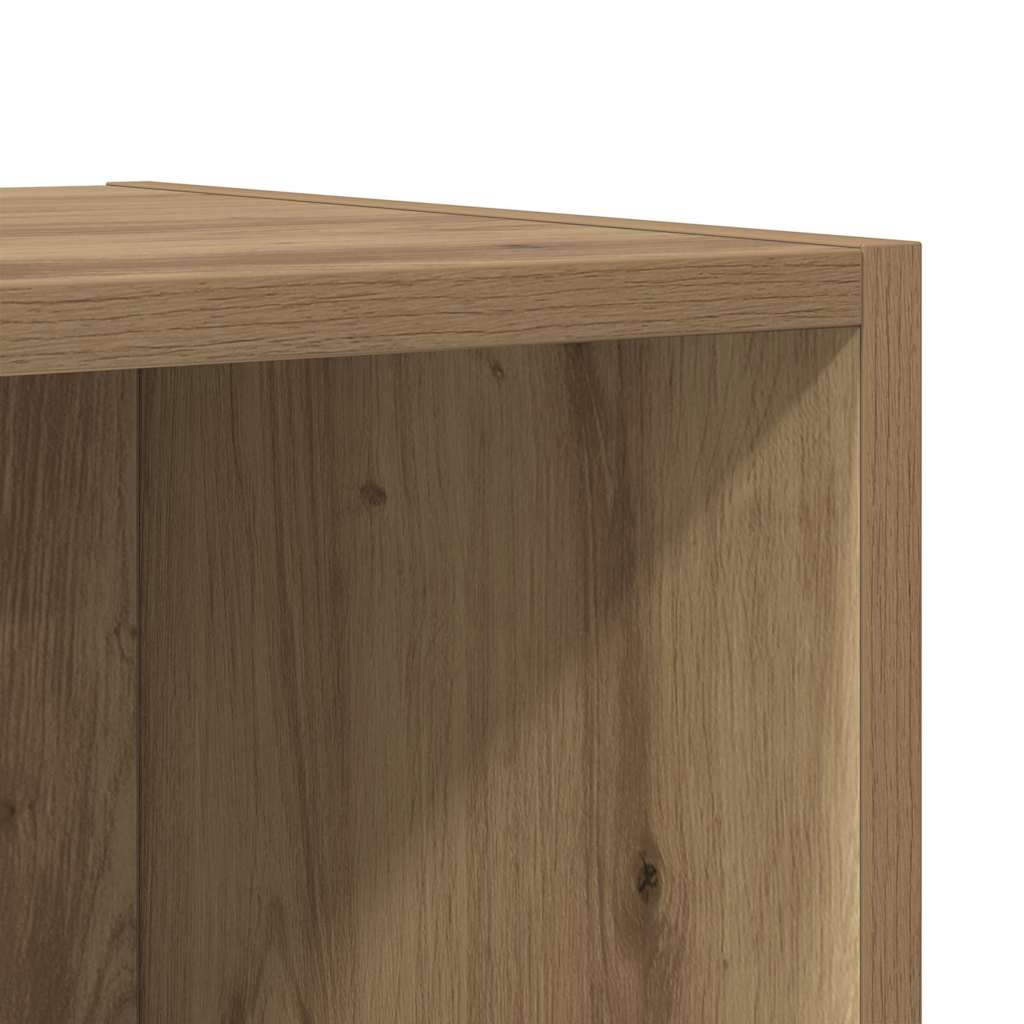 4 Piece Wall-mounted TV Cabinet Set Engineered Wood Artisan oak