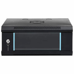 vidaXL Network Cabinet with Storage Black 53 x 45 x 21 cm Steel 3