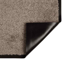 vidaXL Door Mat Beige 80 x 120 x 1.2 cm Teddy Fabric 5