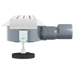 vidaXL Shower Drain Line Design with 360° Siphon Silver 50 cm 5