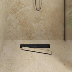 vidaXL Shower Drain 2-in-1 with 360° Siphon Black 50 cm 3