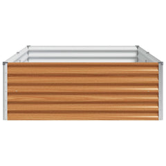 vidaXL Garden Raised Bed Light Brown 195 x 100 x 36 cm 6