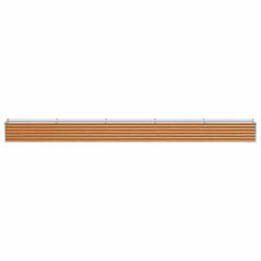 vidaXL Garden Raised Bed Light Brown 485 x 50 x 36 cm Galvanised Steel 5