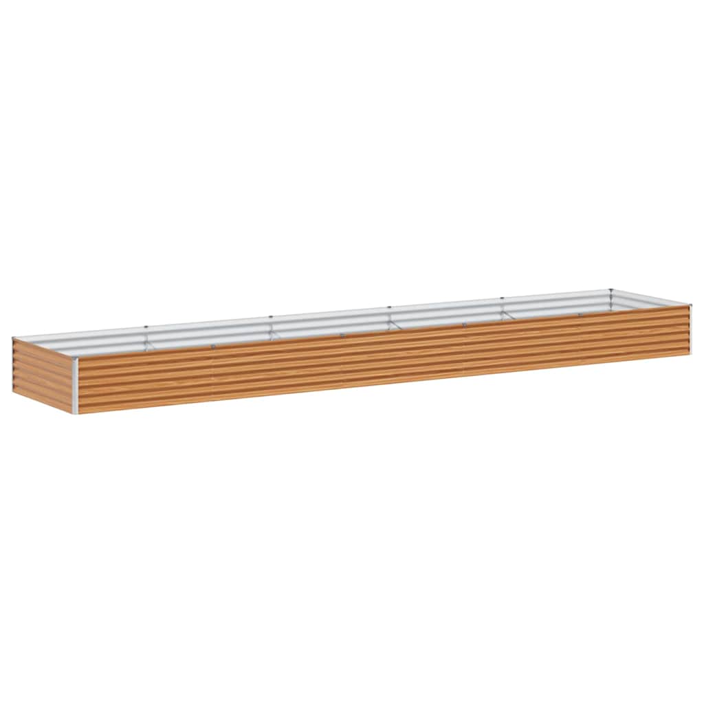 vidaXL Garden Raised Bed Light Brown 485 x 100 x 36 cm 2