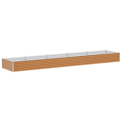 vidaXL Garden Raised Bed Light Brown 485 x 100 x 36 cm 2