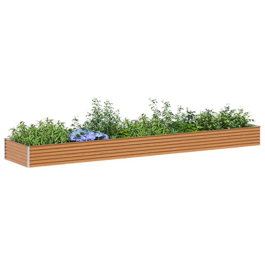 vidaXL Garden Raised Bed Light Brown 485 x 100 x 36 cm 3