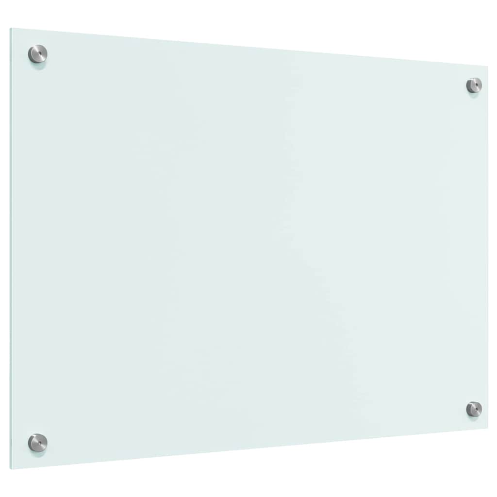 vidaXL Kitchen Backsplash Milk 70 x 50 cm Tempered Glass 6