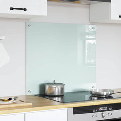 vidaXL Kitchen Backsplash Milk 70 x 60 cm Tempered Glass 3