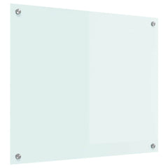 vidaXL Kitchen Backsplash Milk 70 x 60 cm Tempered Glass 2