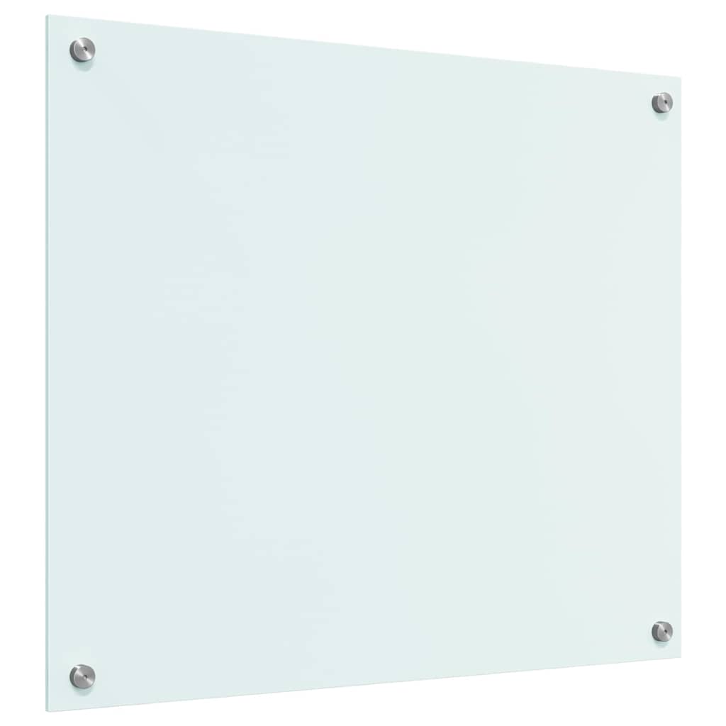 vidaXL Kitchen Backsplash Milk 70 x 60 cm Tempered Glass 6