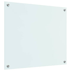 vidaXL Kitchen Backsplash Milk 70 x 60 cm Tempered Glass 6