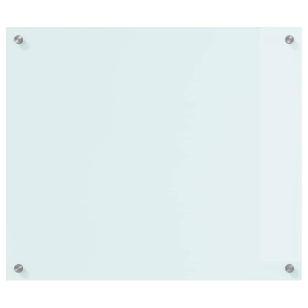 vidaXL Kitchen Backsplash Milk 70 x 60 cm Tempered Glass 4