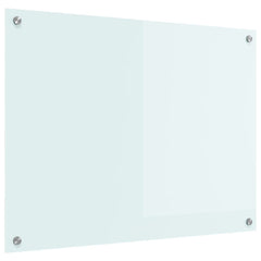 vidaXL Kitchen Backsplash Milk 80 x 60 cm Tempered Glass 2