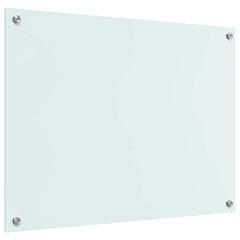 vidaXL Kitchen Backsplash Milk 80 x 60 cm Tempered Glass 6