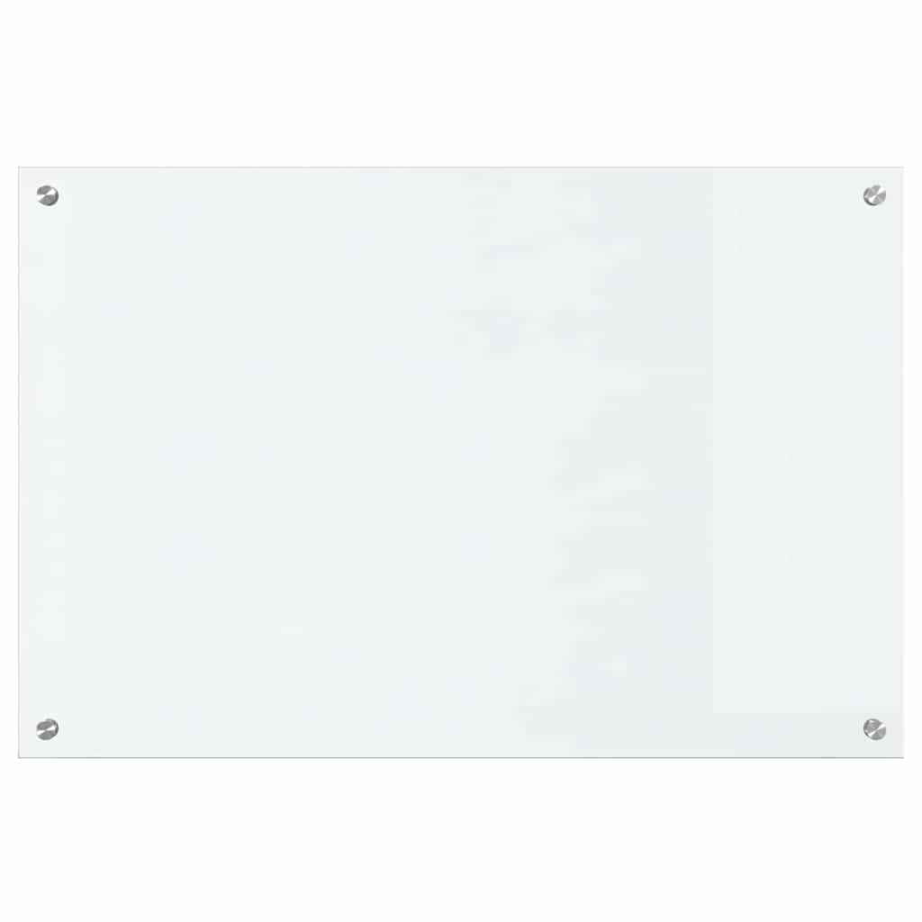 vidaXL Kitchen Backsplash Transparent 90 x 60 cm Tempered Glass 4