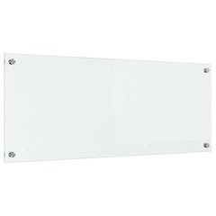 vidaXL Kitchen Backsplash Transparent 100 x 40 cm Tempered Glass 2