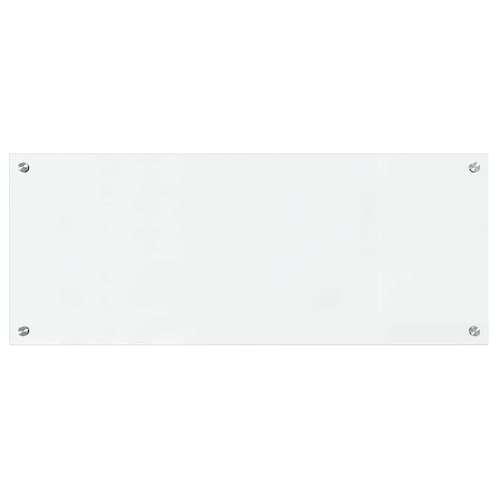 vidaXL Kitchen Backsplash Transparent 100 x 40 cm Tempered Glass 4