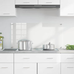 vidaXL Kitchen Backsplash Transparent 100 x 50 cm Tempered Glass 3