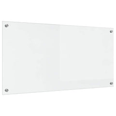 vidaXL Kitchen Backsplash Transparent 100 x 50 cm Tempered Glass 6