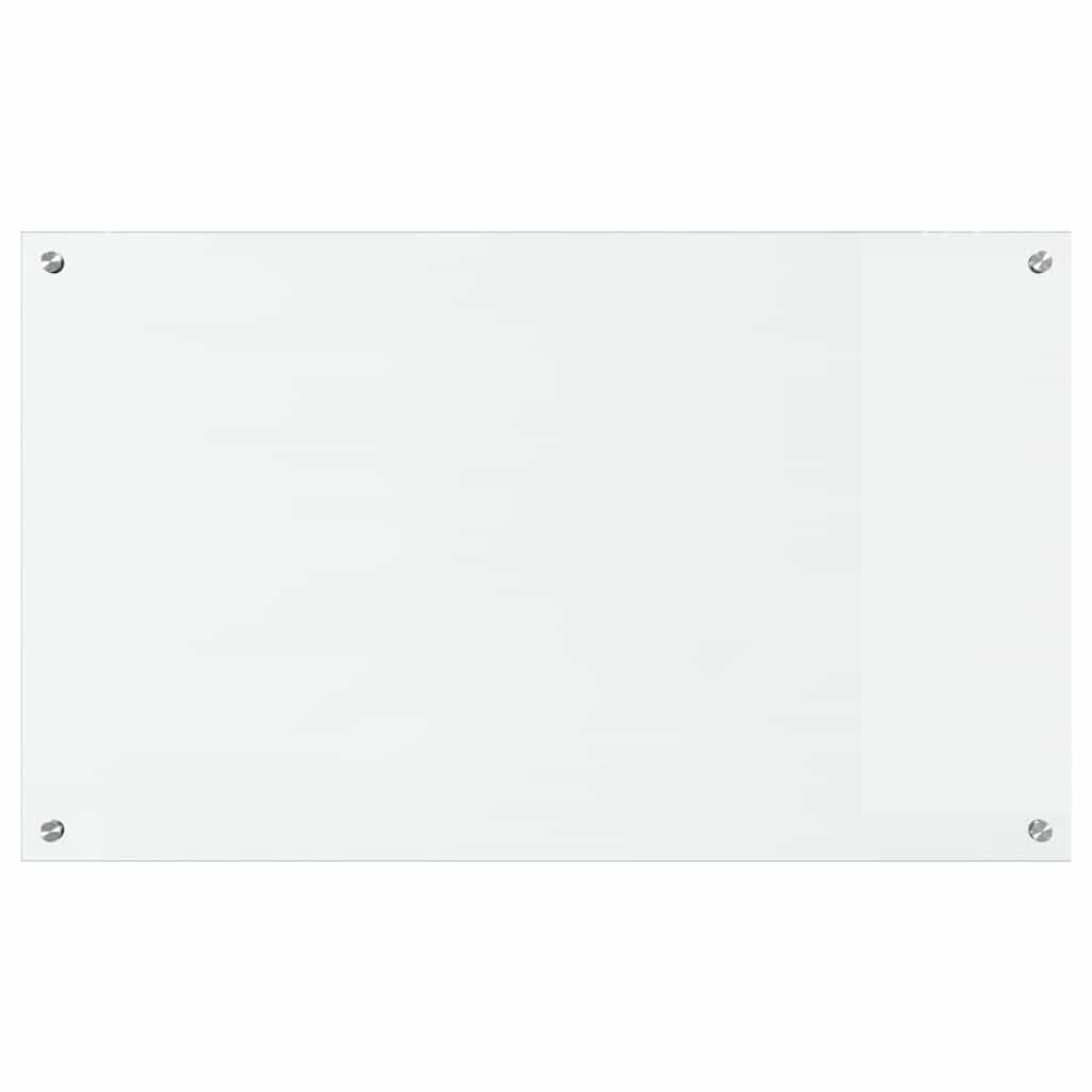 vidaXL Kitchen Backsplash Transparent 100 x 60 cm Tempered Glass 4