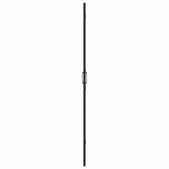 Walk-In Shower Wall Folding Black 70 x 6.5 x 190 cm Black frame/dark Transparent Glass 100 x 190 cm