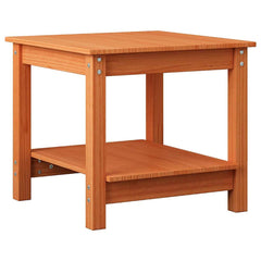 vidaXL Coffee Table Wax brown 50 x 50 x 45 cm Solid pine wood 6