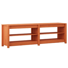 vidaXL Shoe Bench 160 x 36.5 x 50 cm Wax Brown 6