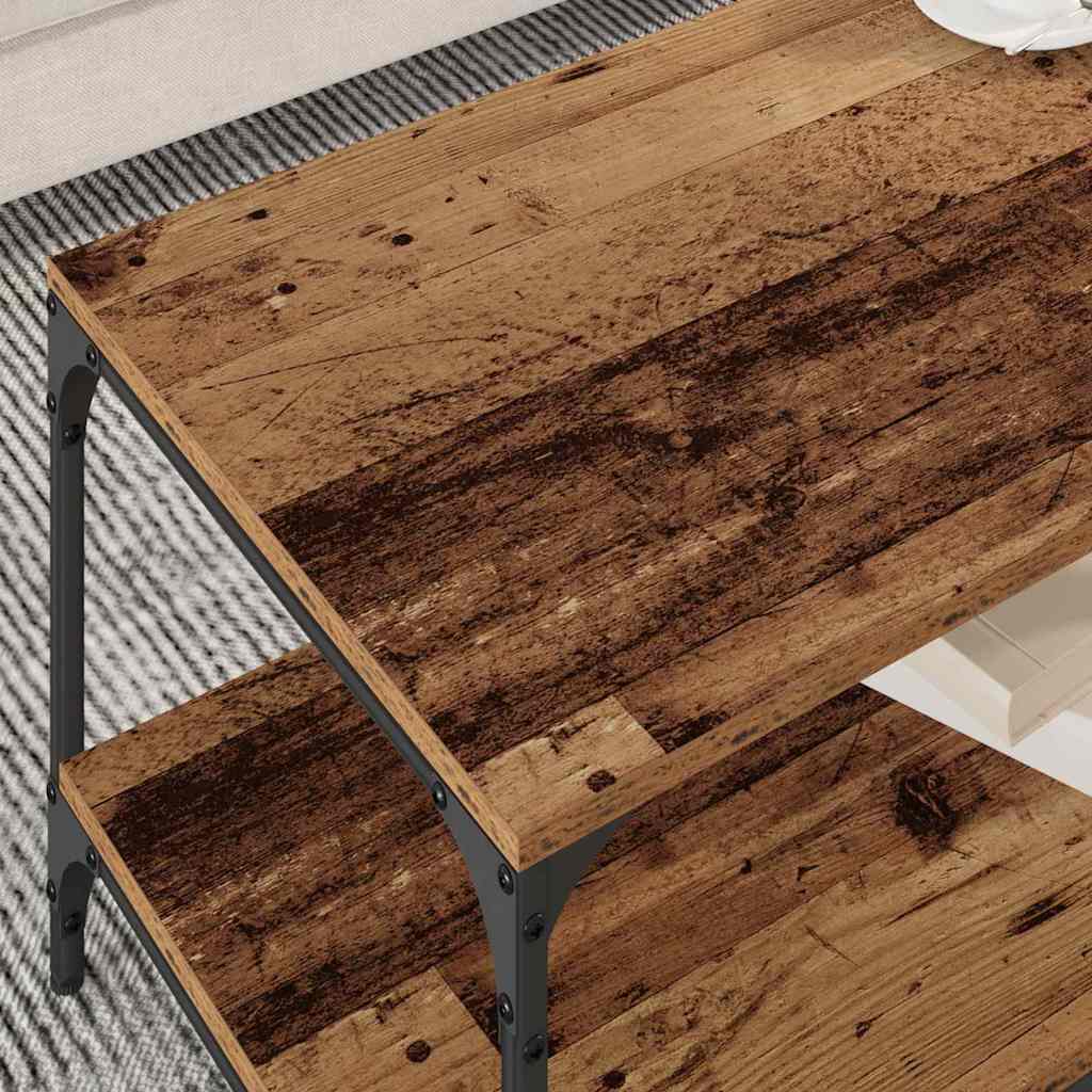vidaXL Coffee Table Old Wood 80 x 50 x 40 cm Engineered Wood 4