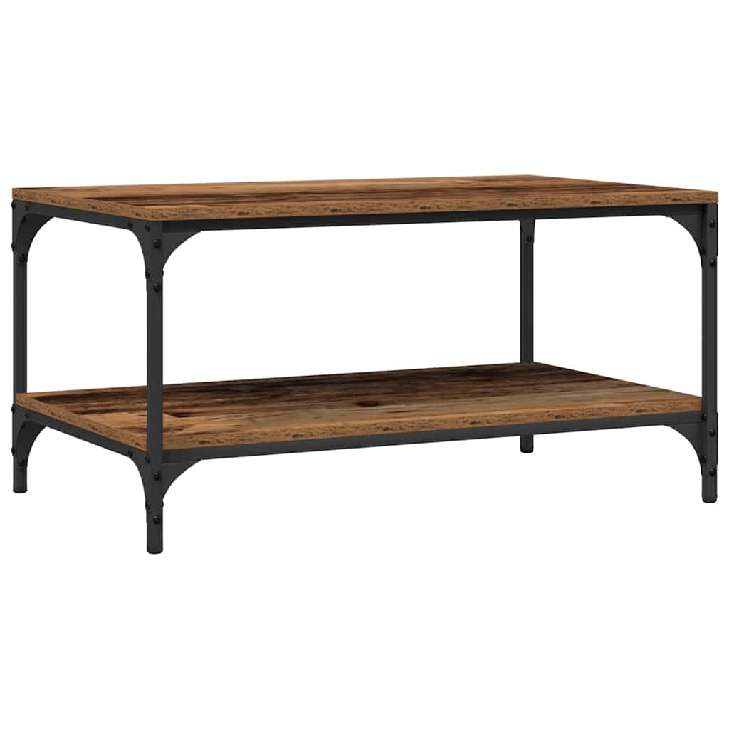 vidaXL Coffee Table Old Wood 80 x 50 x 40 cm Engineered Wood 2