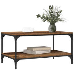 vidaXL Coffee Table Old Wood 80 x 50 x 40 cm Engineered Wood 3