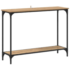 vidaXL Console Table Artisan oak 101 x 30.5 x 75 cm Engineered wood 2