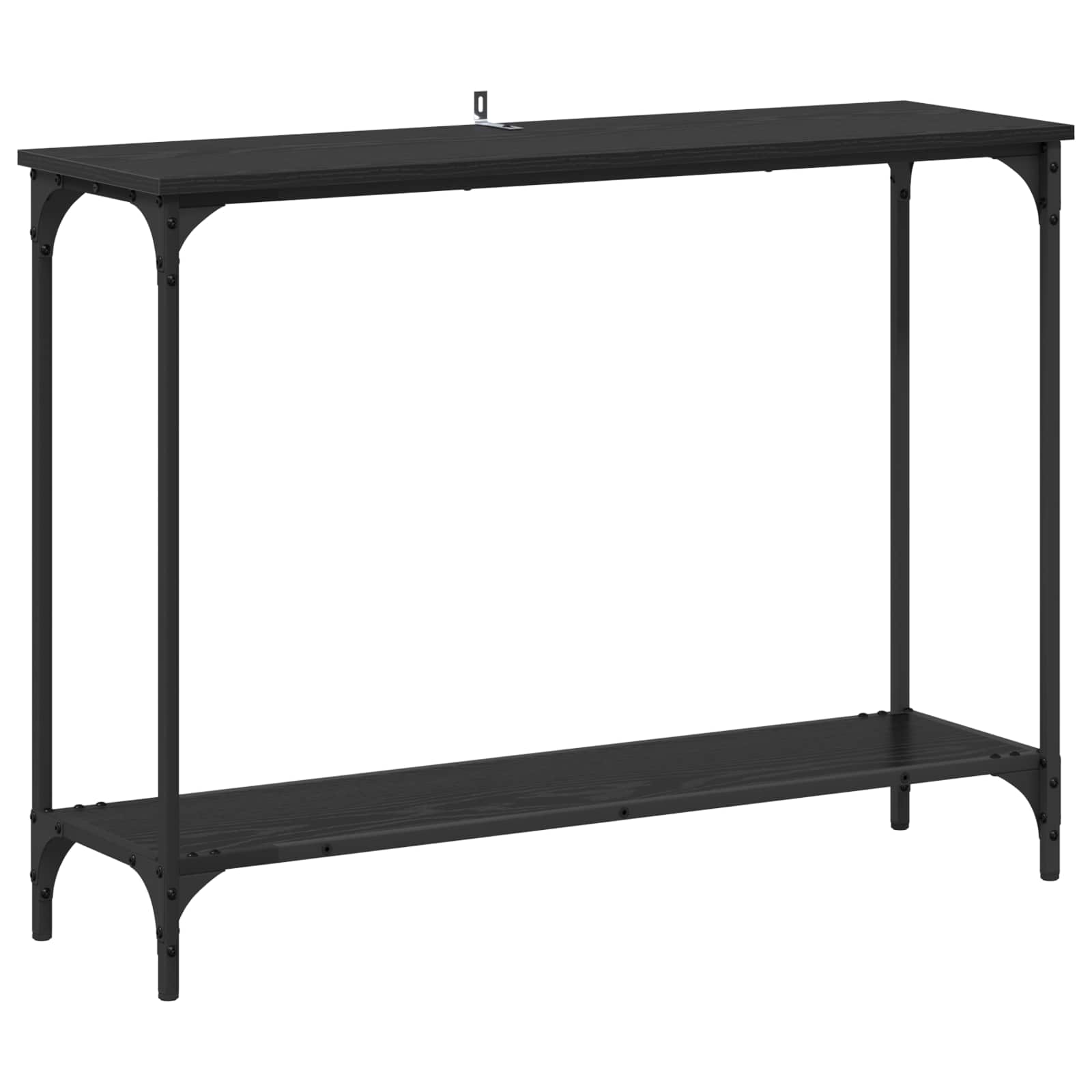 vidaXL Console Table Black oak 101 x 30.5 x 75 cm Engineered wood 2