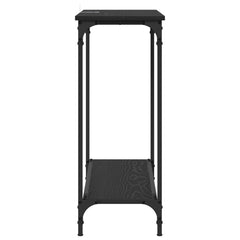 vidaXL Console Table Black oak 101 x 30.5 x 75 cm Engineered wood 6