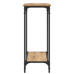 vidaXL Console Table Artisan oak 75 x 30.5 x 75 cm Engineered wood 6