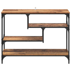 vidaXL Console Table Old Wood 100 x 30 x 75 cm Engineered wood 5