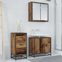 vidaXL Sideboard Old Wood 35.5 x 35 x76 cm 4