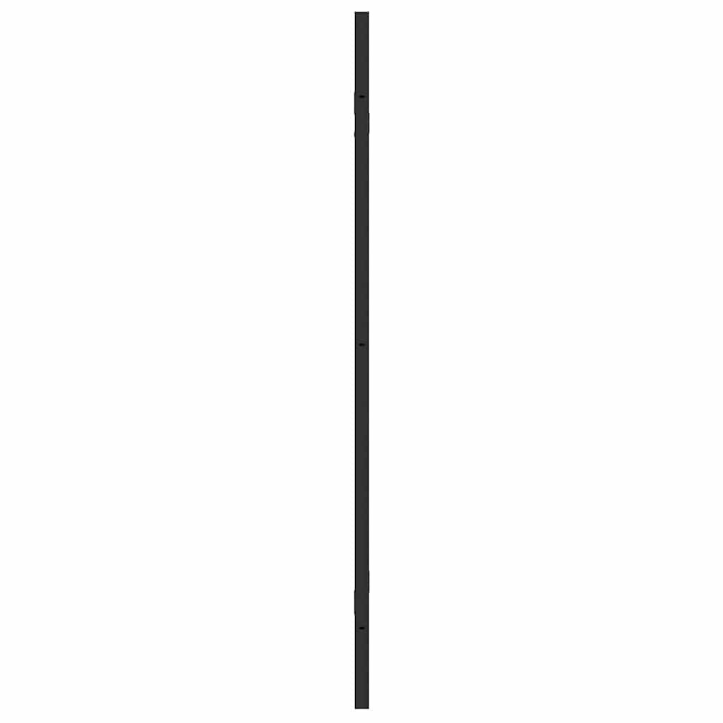 Bath Shower Screen Black 130 x 138 cm Tempered Glass Dark transparent