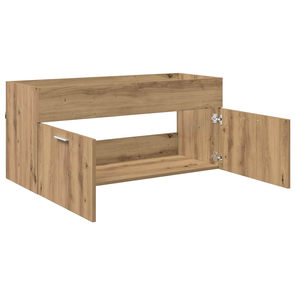 vidaXL Sink cabinet Artisan Oak Engineered Wood 5