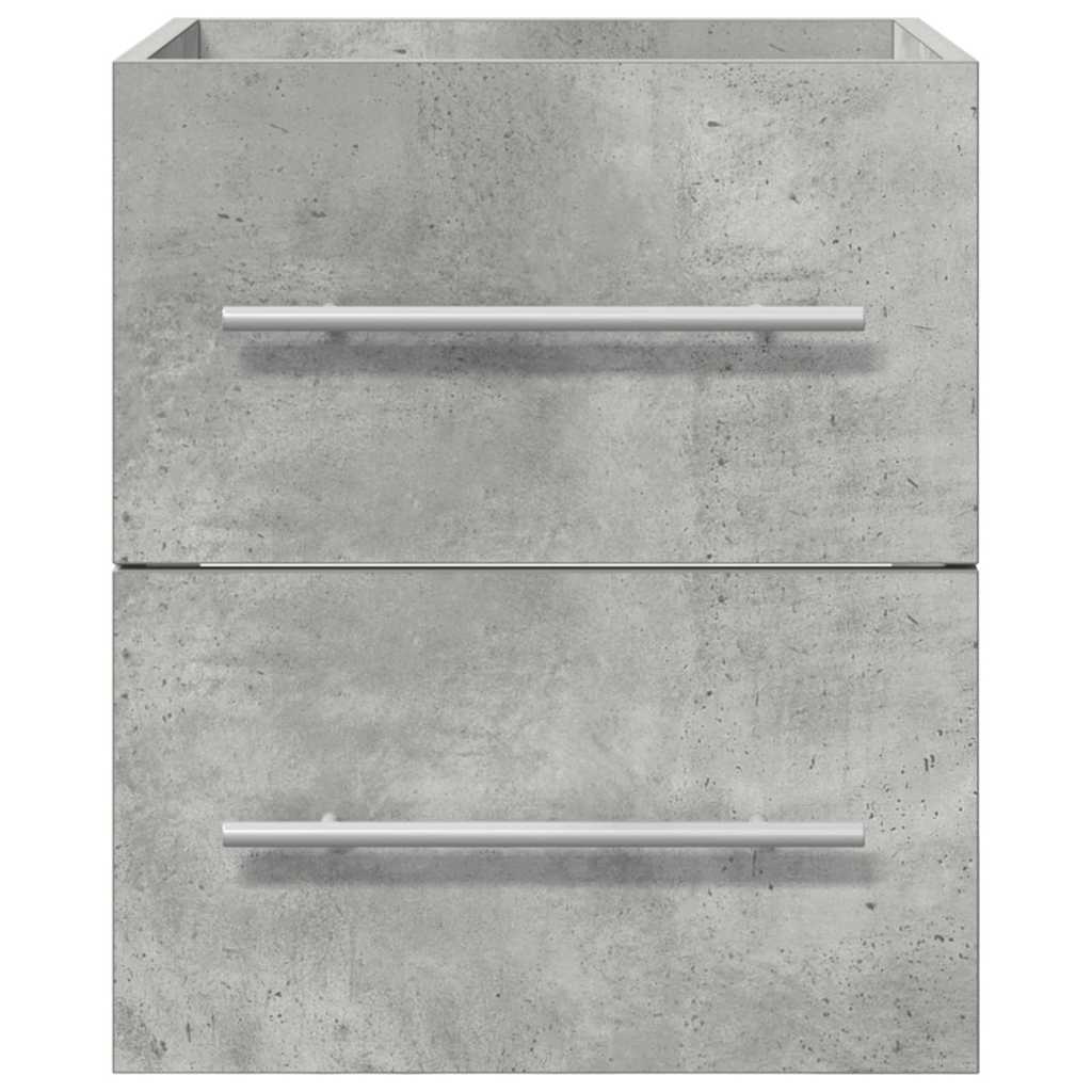 vidaXL Sink cabinet Concrete Grey 38.5 x 41 x 48 cm Engineered Wood 6