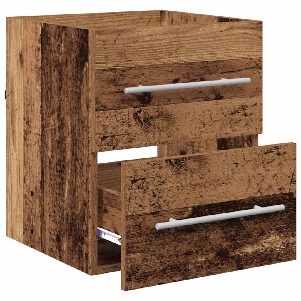 vidaXL Sink cabinet Old Wood 38.5 x 41 x 48 cm Engineered Wood 5